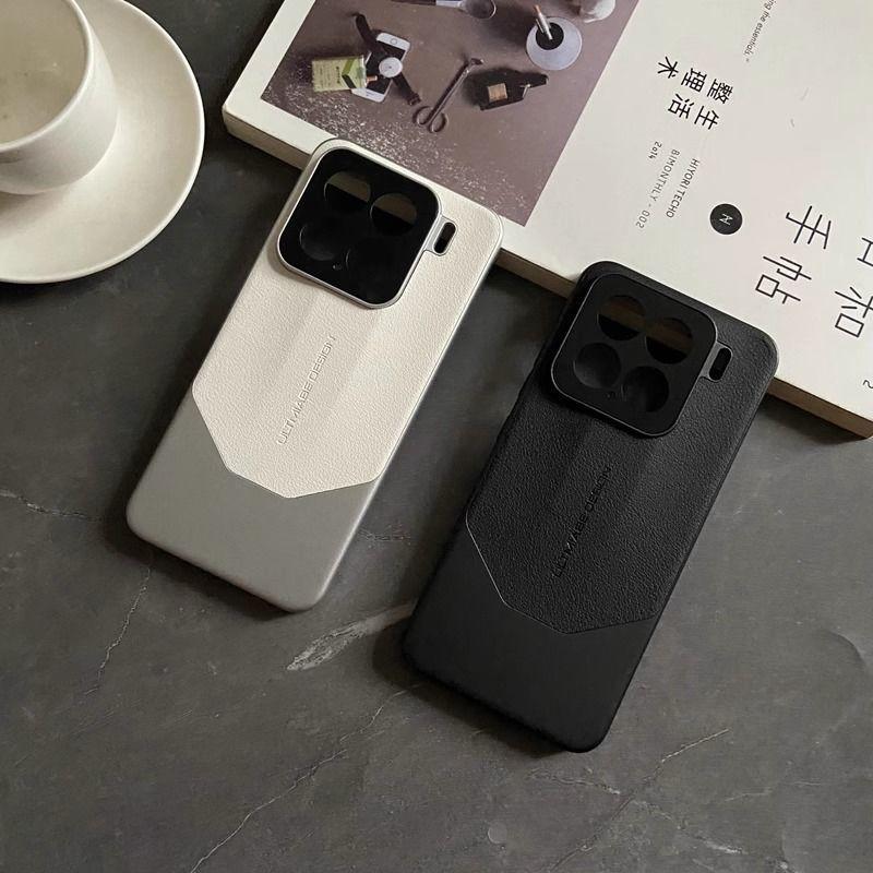 Xiaomi Mi 15 Mobile Phone Case Becomes Extraordinary Design In Seconds, Lychee Pattern Plain Leather Xiaomi14pro Personalized Creativity