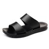 Fashion Stylish Summer Beach Slippers Men Double Buckle Slip-On Sandals Nonslip Male Half Drag Leisure Walk Slides Men Wading Aqua Shoes