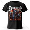 Men's Wolf Darkness Printed T-Shirt 100% Cotton Oversized Street Graphic Tees for Men Women Summer Tops