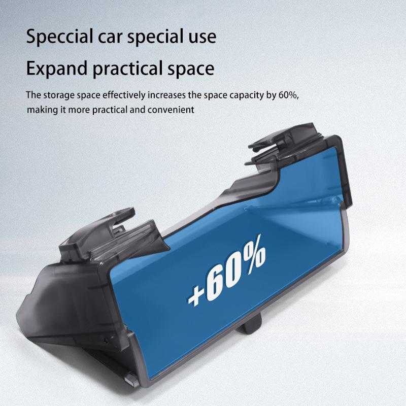 For Tesla Model Y Juniper/Model3 Highland Tray Magnetic Under Screen Hidden Storage Box Magnetic opening and closing storage box
