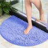 Chenille Bathroom Mat Non Slip Bath Mat Super Soft Absorbent Bathroom Rug Machine Washable Non-slip Fur Rug Coral Velvet Carpet