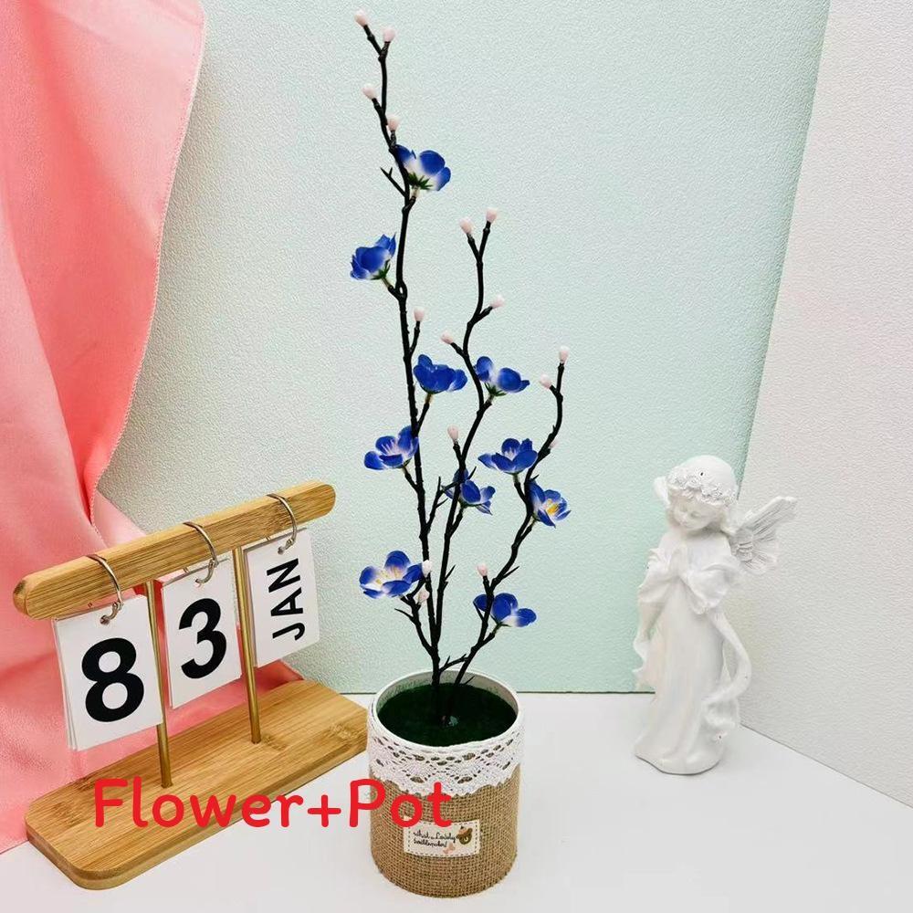 Faux Plant With Silk And Plastic Materials For Living Room Garden Decoration