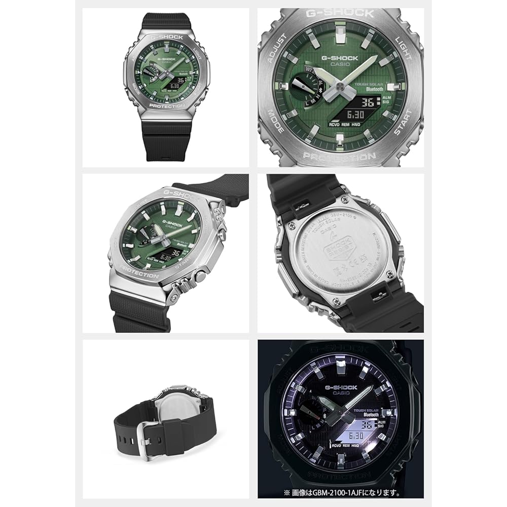Casio G-Shock GBM-2100A-1A3JF Men's Bluetooth Metal Covered Tough Solar Watch Black