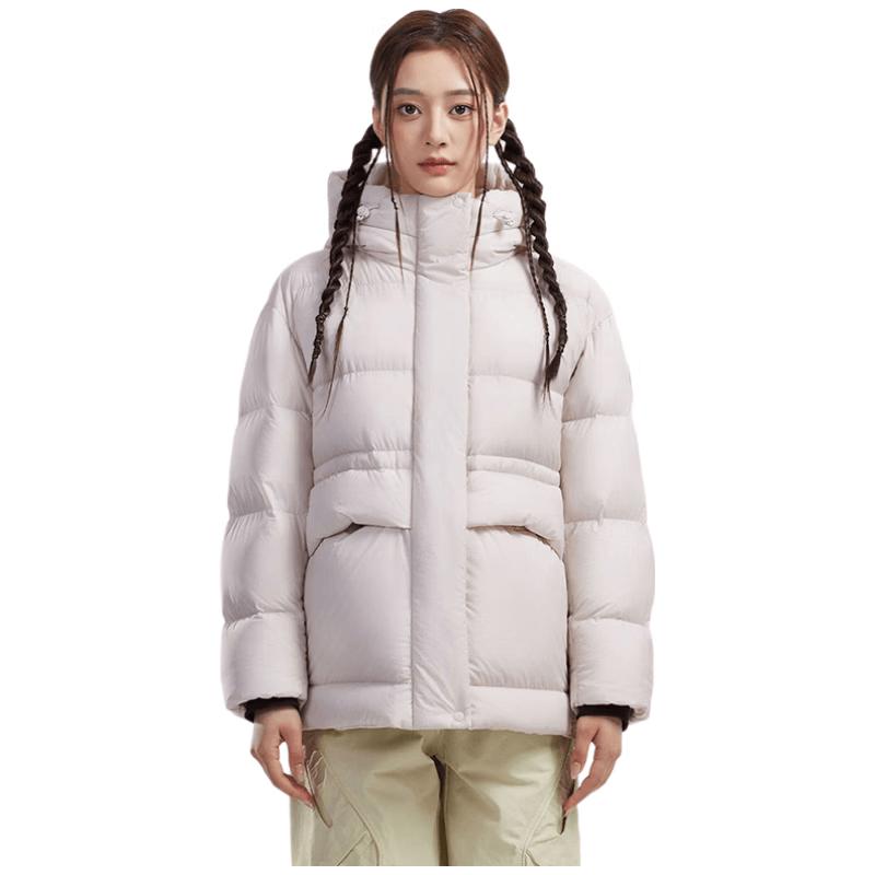 Camel Women's Hooded Down Jacket