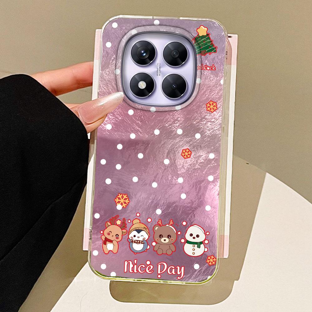 

Чехол для телефона Merry Christmas Elk Tree для Xiaomi Redmi Note 14 13 12 11 11S 10 10S 9 Pro 15C 9C 13C 14C A3 A4 A3X 9C A1 A2 Redmi Note 13 5G белый