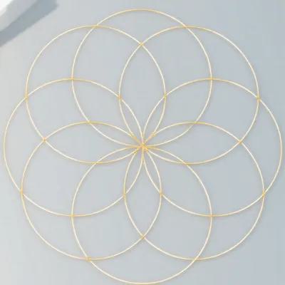 10 Pcs Dreamcatcher Rings Dreamcatchers Forms Metal Crafts DIY Circle