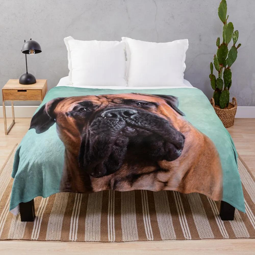 Rottweiler Dog Blanket Flannel Gift for Animal Dogs Lover Lightweight Throw Blankets for Airplane Travel Bedspread Queen Size