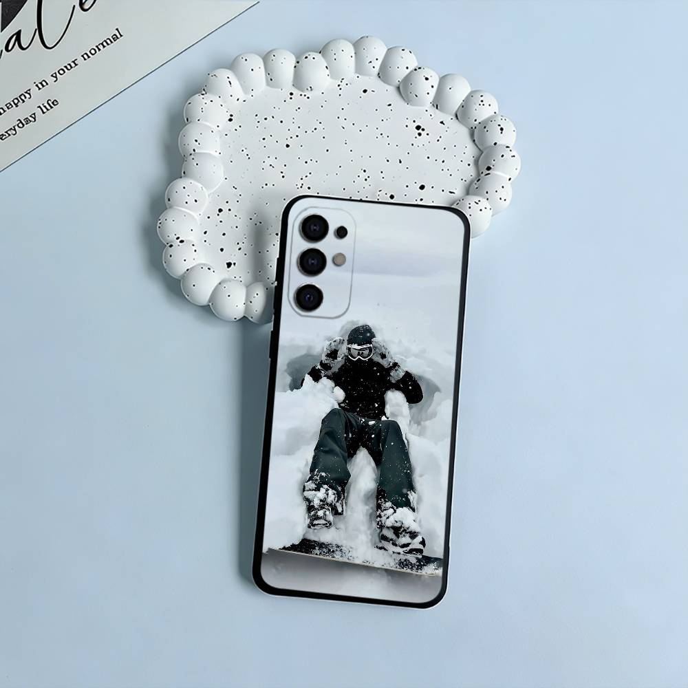 

Snow Mountain Skiing Ski Soft Silicone Case for Samsung S25, S24, S21, S22, S23, S30, Ultra, S20, Plus, FE, Lite-Black Samsung S25ULTRA