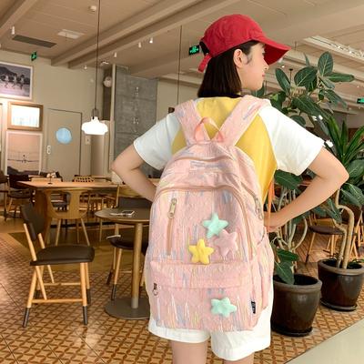 Junior High School Students Korean Version of Mori's Large Capacity Backpack High School Students Joker Lightweight Backpack.