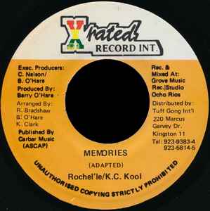 

7inch Record ROCHEL LE / K.C. KOOL - Memories NONE X-Rated Record Jamaica Reggae, Ska & Dub Used