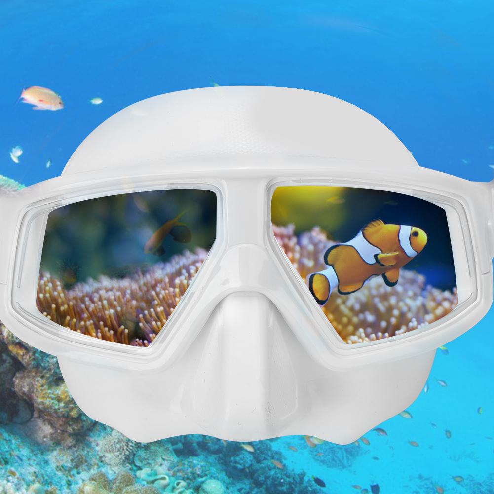 Professionelle Freitauch Anti-Beschlag Großes Sichtfeld Niedriges Volumen Tauchmaske Brille für Erwachsene Männer