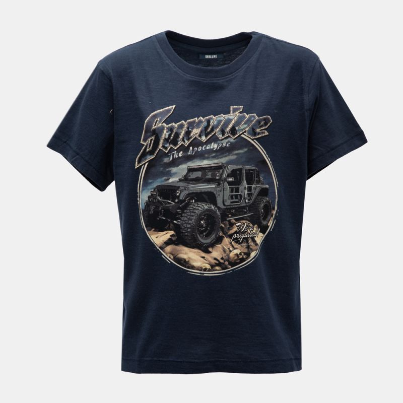 

Tee shirt mc survive navy 04v1201b Enfant DEELUXE 74 16 ans темно-синий