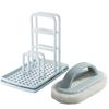Kitchen Table Storage Rag Rack Dishwashing Cloth Drain and Punch-free Soap Rack Clean with A Daily Dishwashing Pan Brush