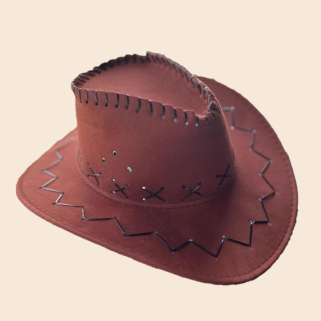 Damen Western Cowboy Retro Breitkrempiger Sonnenhut - Europäischer & Amerikanischer Stil Strandhut