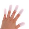 5/10Pcs Silicone Finger Protectors Heat Resistant Anti Slip Anti Scalding Antistatic Finger Cots Single-Finger Transparent Cover