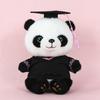 Graduation Panda Plush Toy - Customizable Doctor/Bachelor Uniform Gift