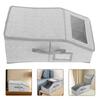 Stackable Hat Container Ventilated Cap Organizer Baseball Cap Organizer with Transparent Window Dust-proof Hat Storage for Caps