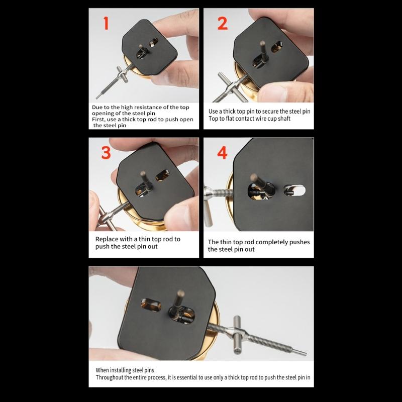 Durability Fishing Reel Repair Tool Set For Maintenance Adjustments With Rusts Resistant Stainless Steel Construction