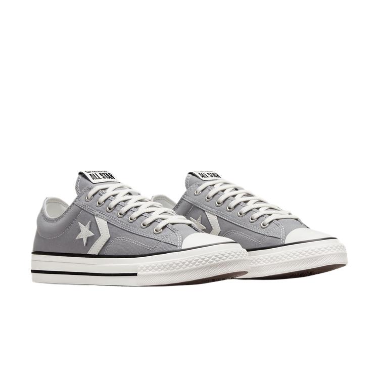 Converse Star Player 76 Low Premium Canvas - Classic Grey Unisex Sneakers Vintage-White A11510C