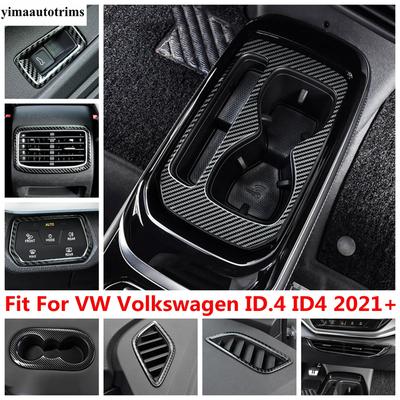 Head Lamp / Water Cup / Rear Trunk Button / Central Air AC Outlet Vents Trim Accessories For VW Volkswagen ID.4 ID4 - 2025