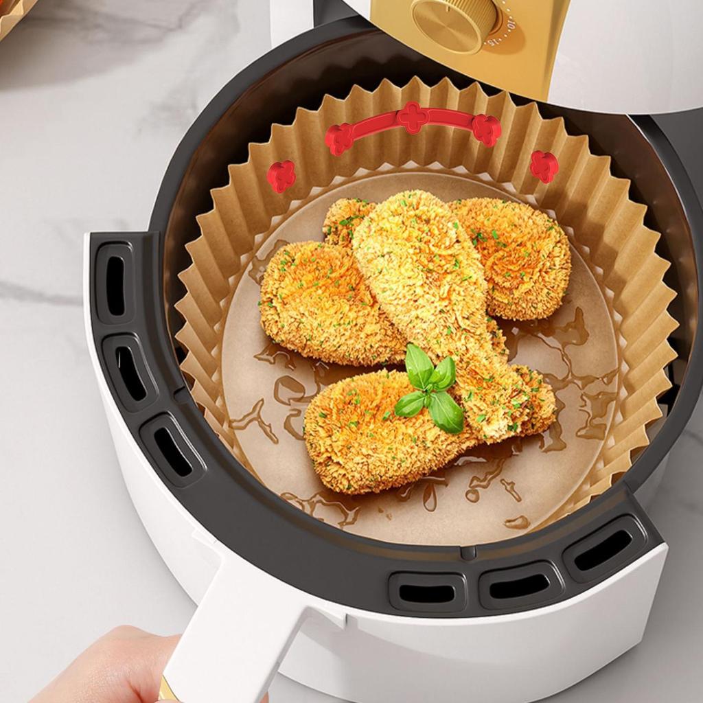 Magnetic Silicone Airfryer Holder Fixing Buckle High Temp Reusable Air Fryer Iron Basket Liner Buckle for Parchment Paper