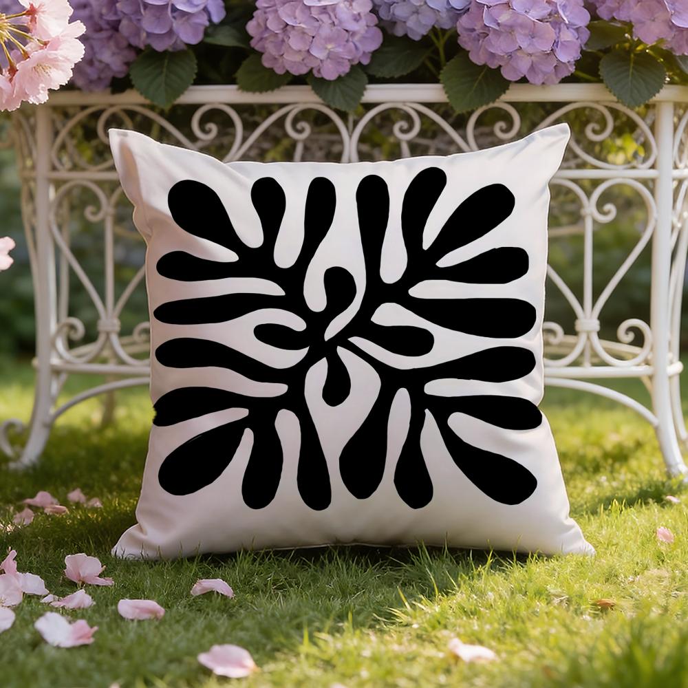 Классическая Современная Цветочная Наволочка для Подушки Домашняя и Автомобильная Двухцелевая Наволочка: Двусторонняя конструкция для максимального комфорта 30X30cm