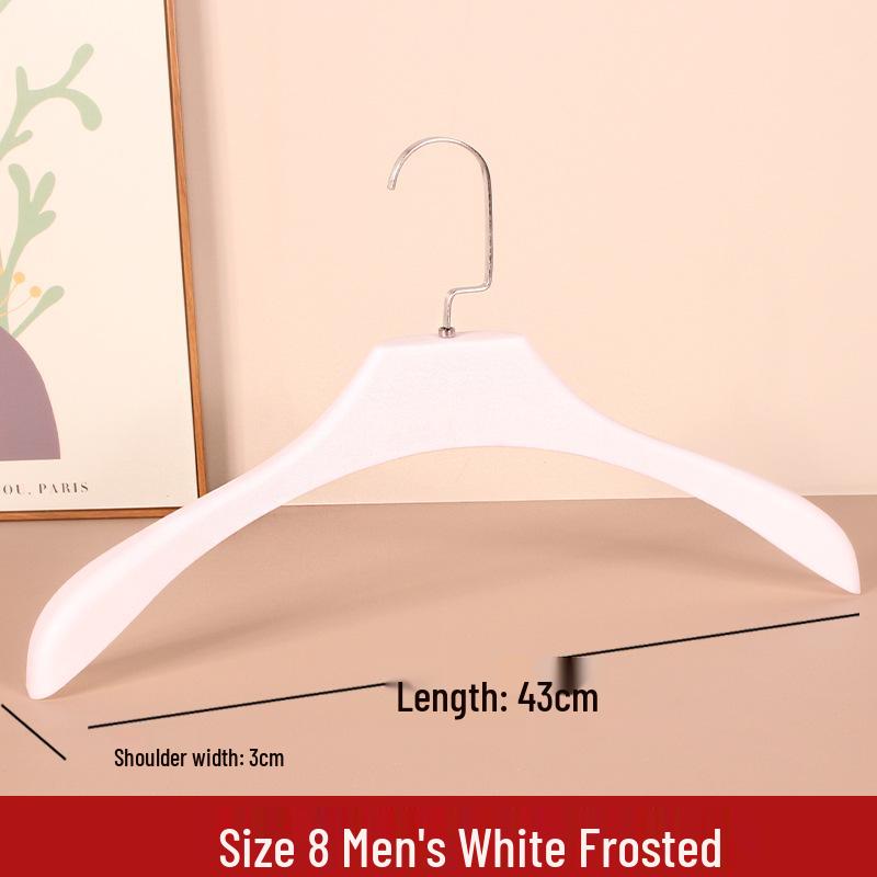 Non-Slip, Mark-Free Plastic Hangers for Home & Store Use - Ideal for Clothes Storage