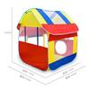 1.2 Meter Children's Indoor/Outdoor Tent Playhouse with Chubby Doll Design