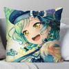 Hikawa Hina Anime BanG DDream Pillow Case Fashion Square Pillowcase Bedroom Sofa Room Ins Decoration Leisure