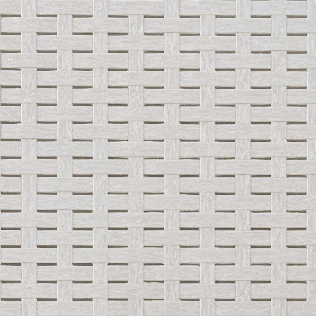 Outdoor Dining Set with Cushions 7 Pcs White and Light Grey PP