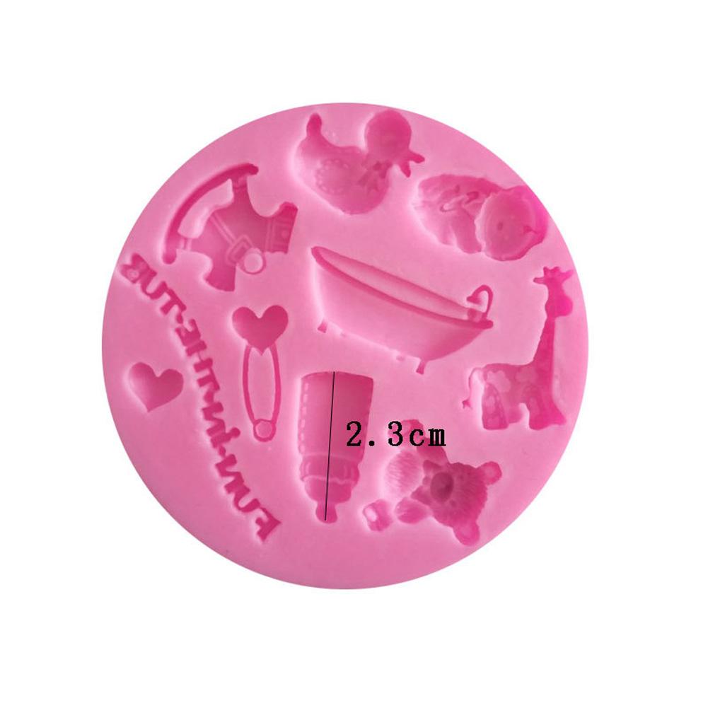 

Silicone Cake Decorating Mold Fondant Chocolate Soap Candle Moulds Sugar Craft Tool 8.7 * 8.7 * 0.8#0