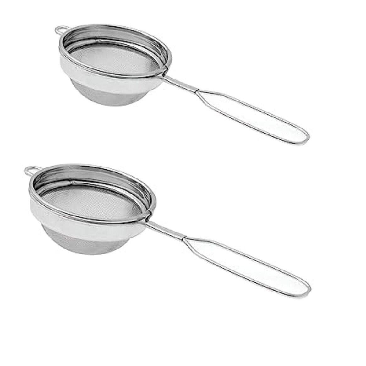

Stainless Steel Classic Wire Handle Tea Strainer Set of 2 MR370
