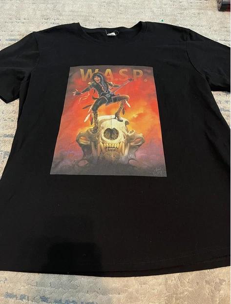 

Vintage WASP The Last Command Tour T-shirt XL Tee W.A.S.P. CONCERT BLACK SHIRT S
