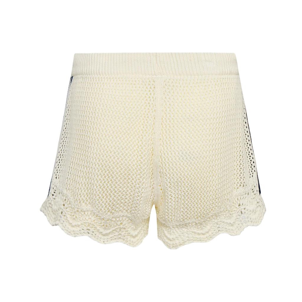 adidas Originals Resort Lace-Up Casual Pure Cotton Striped Knitted Sports Pants Women Pants KX0723