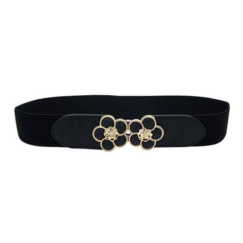 Women Elastic Belt Waistband Wide Elegant Cummerbunds For Women Dress