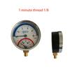 1PCS 2-In-1 Pressure Gauge And  10 Bar Temperature And Pressure Gauge Temperature 0-120°C Temperature And Pressure Meter