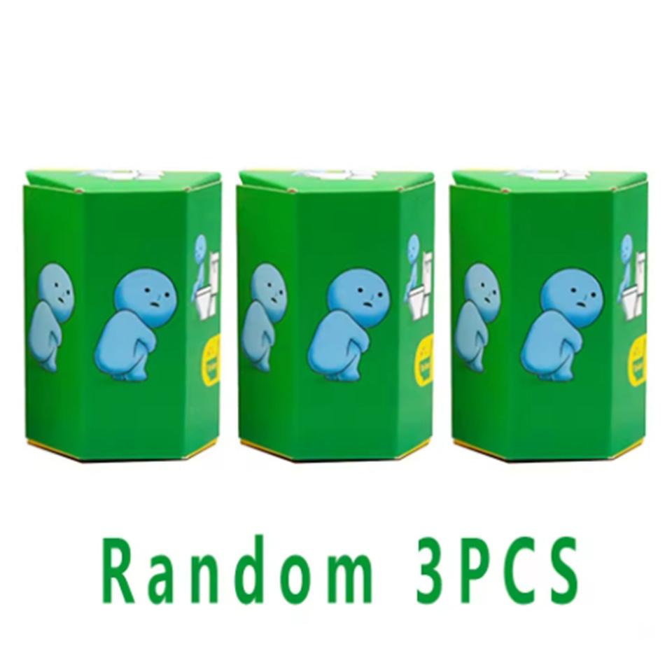 Smikis Nachtleuchtende Figuren Set Toiletten Serie Blind Box Kinder Weihnachts Geburtstagsgeschenk Ornament Figur Dekor