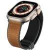 Strap for Apple Watch Band 45mm 44mm 40mm 42 41mm Ultra 49mm Leather+Silicone Bracelet Correa iWatch Series 9 8 7 6 5SE