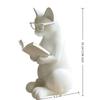Artistic Cat Sculpture Plastic Glasses Cat Statue Cute Desktop Statue  Desktop Decor