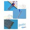 10PCS Plastic Ballpoint Pens 1.0mm Tip Black Red OR Blue Inks Comfortable Grip Smooth Writing For Note Taking Journaling