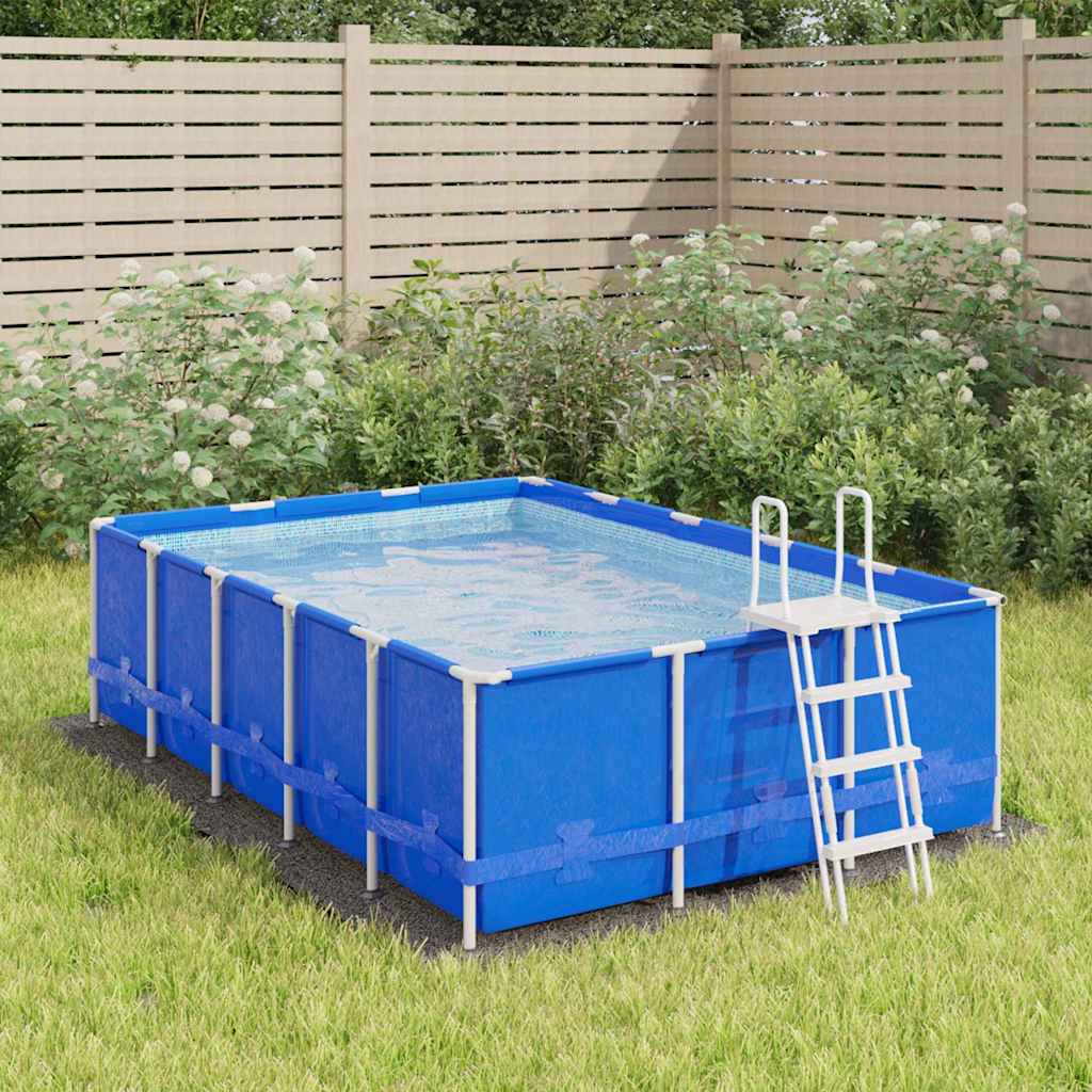 Pool-Bodenmatte, Hellgrau, 300x220 cm, Polyester-Geotextil