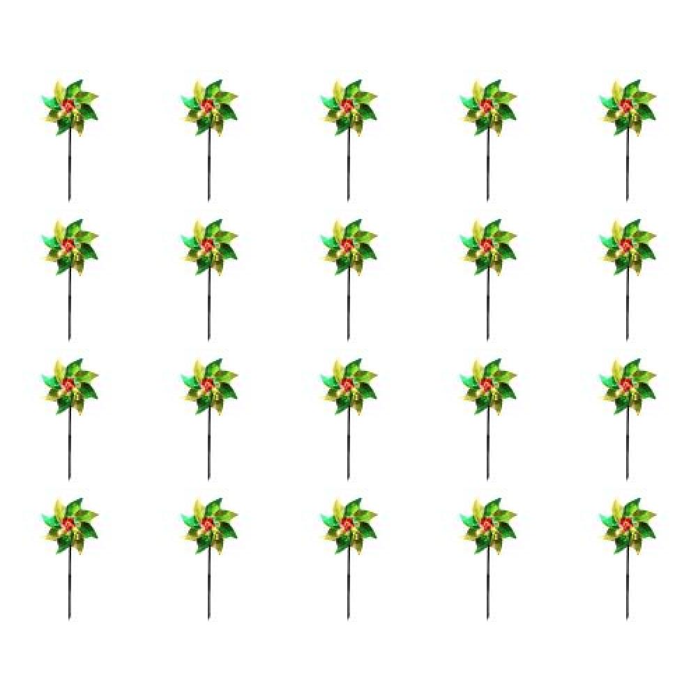 

6UK Windmill Bird Repellent Fruit Garden Reflective Windmills Garden Protection