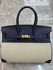 Cowhide with Canvas Platinum Bag New Trend Handbag Fashion Women's Bag Women's Bag
