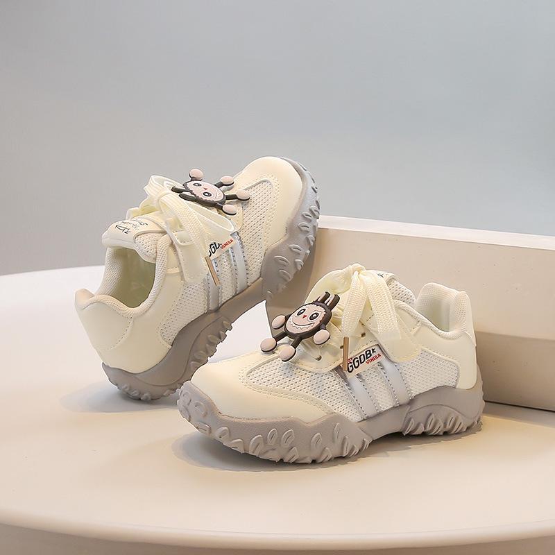 

Boys handsome mesh sneakers 2025 autumn new girls cute cartoon doll Forrest Gump shoes casual shoes 26