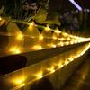 2022 Upgraded Waterproof LED Solar Tube Lights with USB - Colorful Outdoor Decorative String Lights