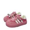 Leather children's moral training shoes 2025 autumn new casual girls board shoes student boys sports shoes casual shoes