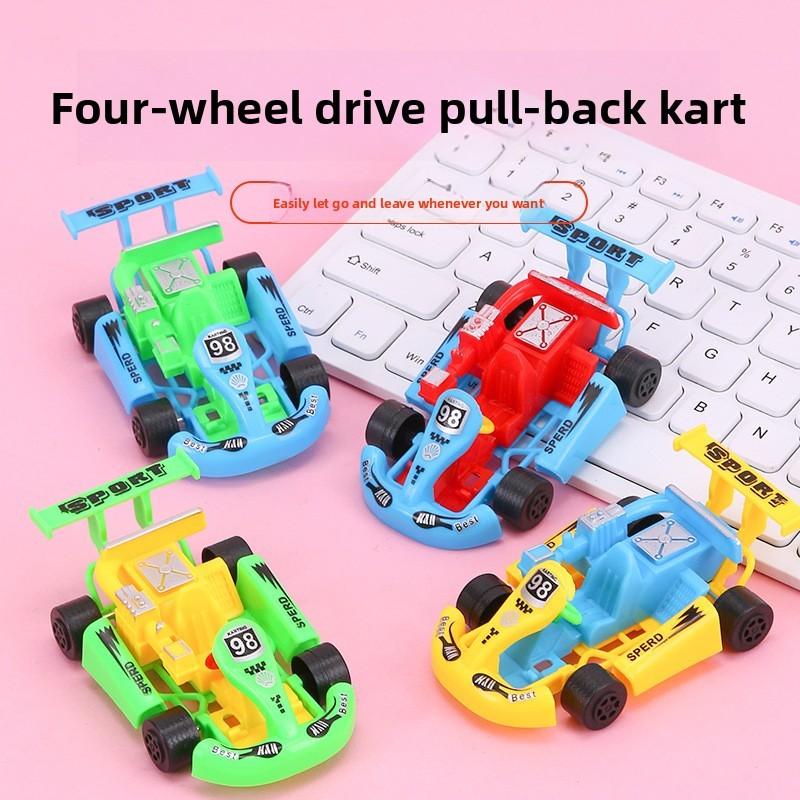 Racing Toddler Car Toy With Plastic Material For Parent Child Interaction Play