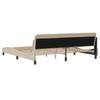 Bed Frame  Dover  Cream 200 x 200 cm Fabric