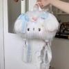 Haired Long Puppy Plush Backpack Dog Crossbody Bag  Casual Travel Gift Kids
