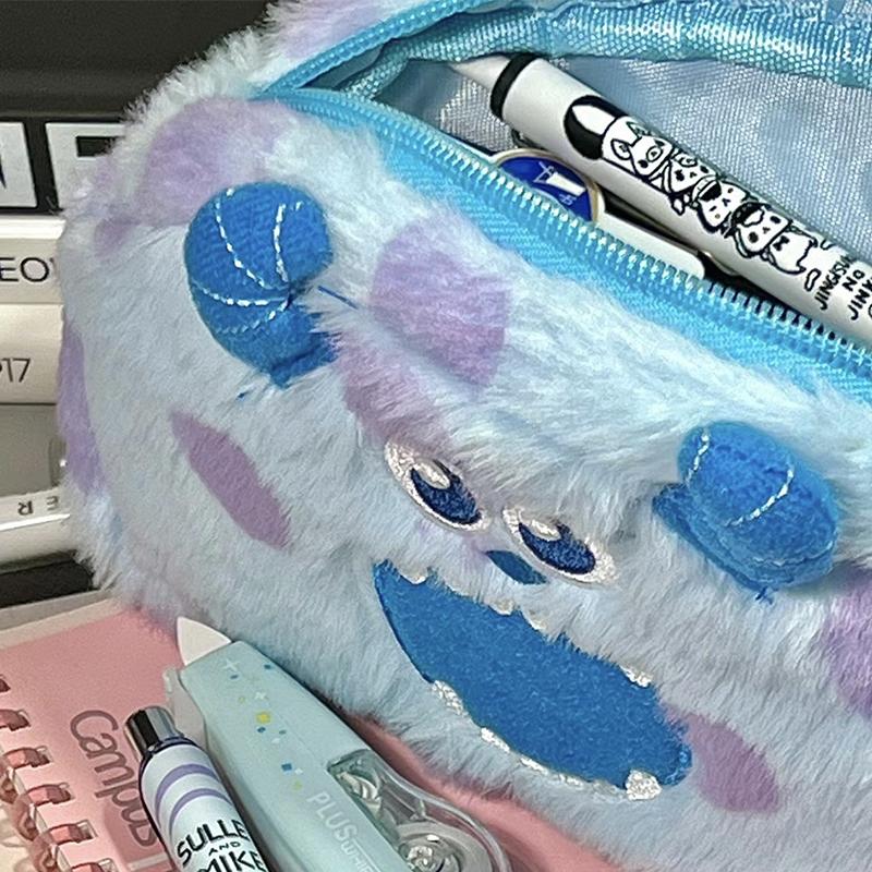 

Милые плюшевые животные Маленький монстр Салливан пеналы сумки креативный кавайный канцелярский мешок для хранения для детей отличный подарок пенал 1pcs